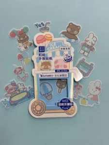 Set de Stickers Veraniegos Azulados 2 Modelos