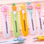 Mini Cutter retráctil Diseños Kawaii 5 Modelos
