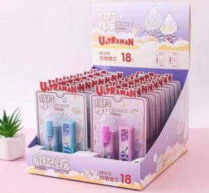 Goma de borrar retráctil de Ultraman + Repuesto