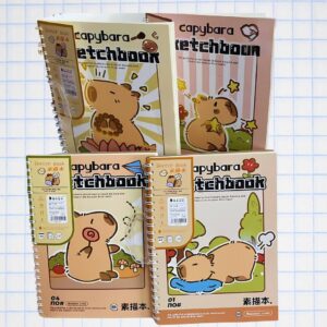 Libreta Capybara Lineal 4 Modelos 70 hojas