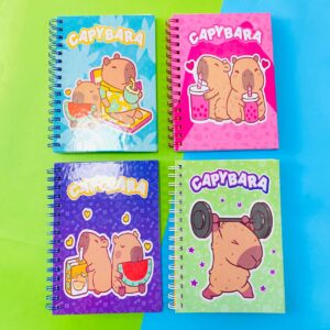 Libreta Capybara hoja Lineal 4 Modelos 70 hojas