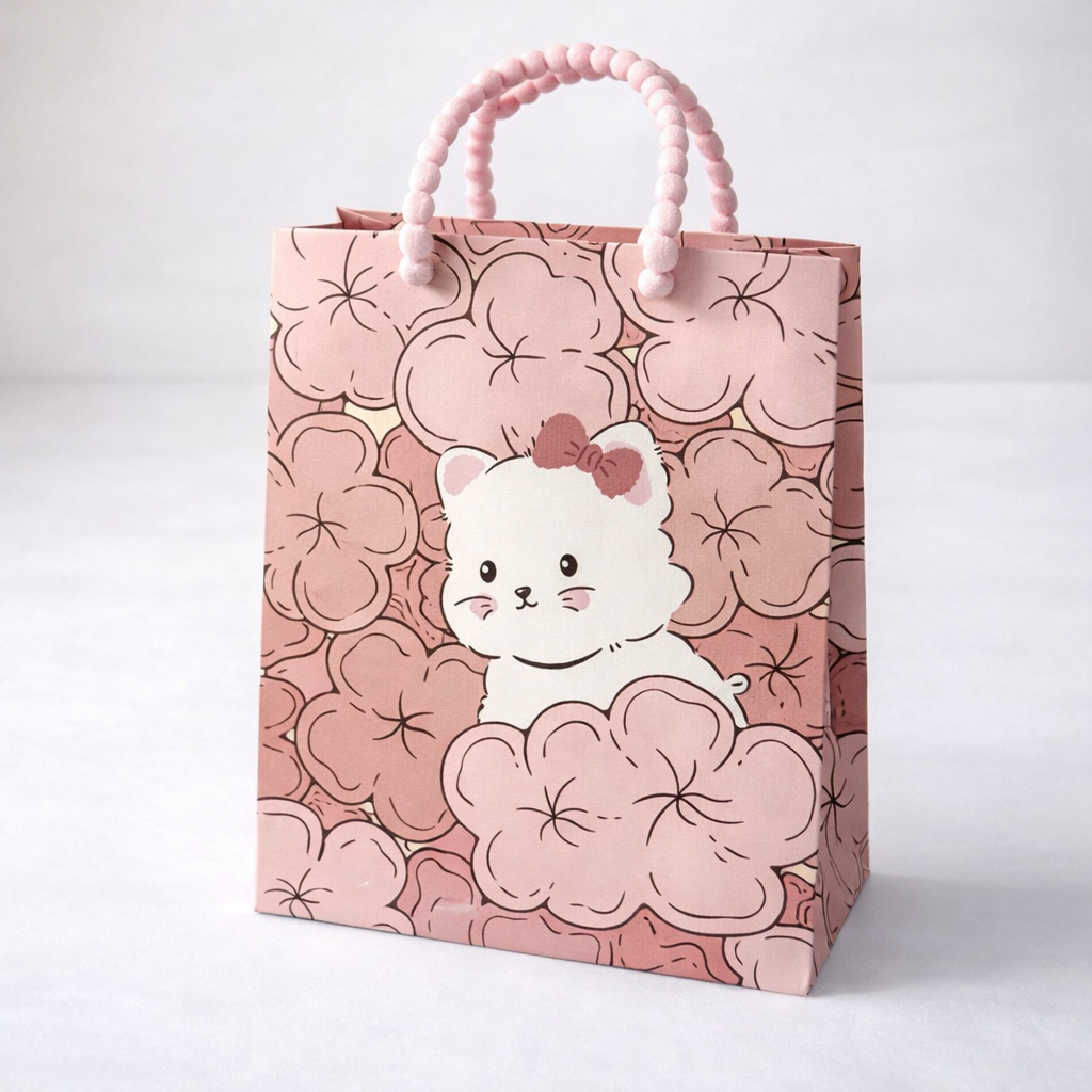 Bolsa de Regalo Gatito Pink - Imagen 4